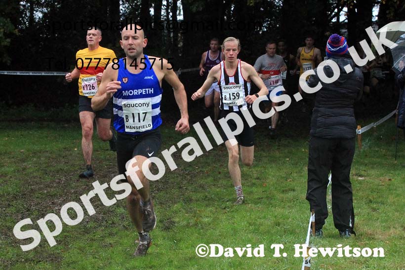 Senior Mens 2023 National Cross Country Relays, Berry Hill Park, Mansfield.  Photo: David T. Hewitson/Sports for All Pics